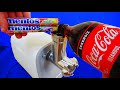 Experiment! Meat Grinder vs Coca Cola and Mentos