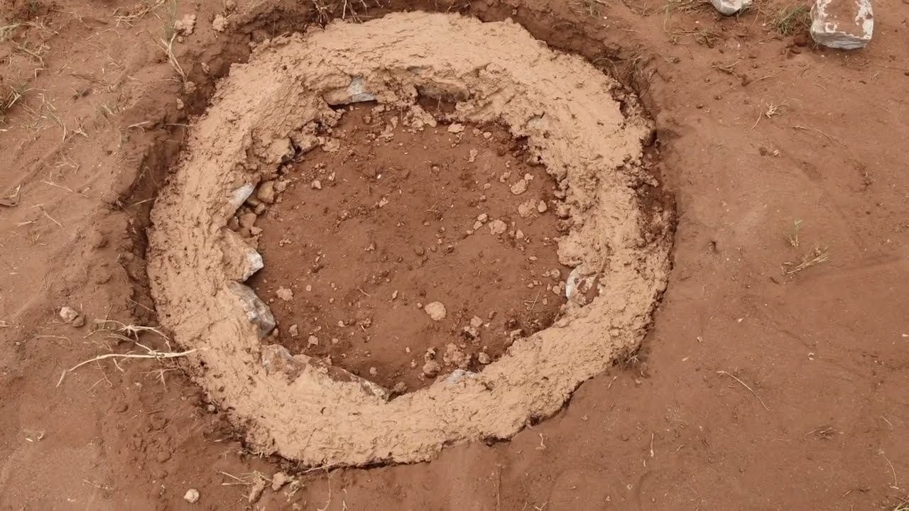 روتين البادية🇲🇦حصرياعلى قناتي🔥فرن لطهي فطائر🤤Making a Moroccan-style oven for cooking 