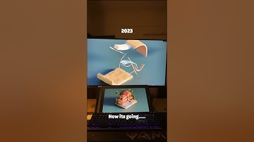 My 3 year progress in blender, Time flies. It all started with a donut… #b3d #blender #blender3d