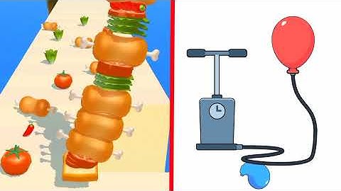 Help  me brain puzzle 🆚 Sandwich Runner All Levels Satisfying Double Mobile Games walkthrough 🎯🤑💯