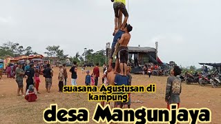 HUT RI ke 77 desa Mangunjaya waluran jampangkulon Sukabumi