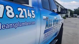 All Star plumbing and air new Dodge Ram truck wrap#partialwrap,#commercialwraps