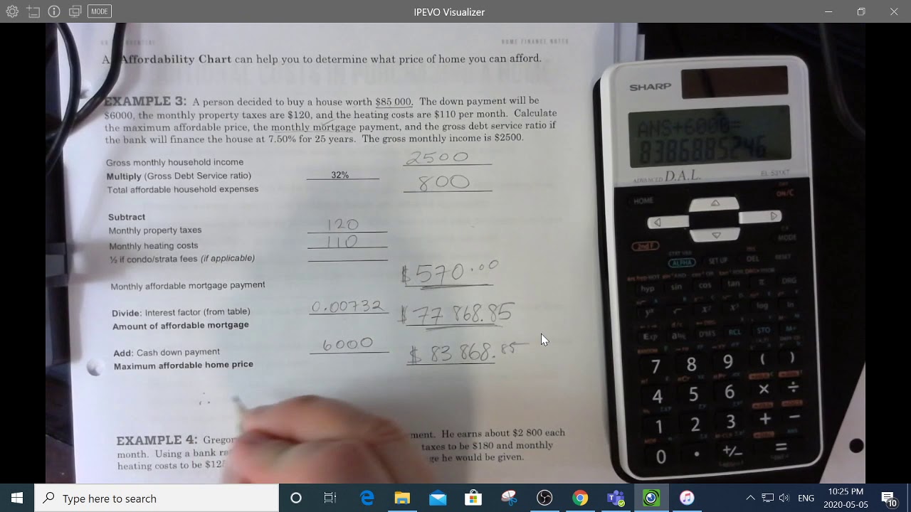 MES40S Home Finance Lesson 4 Part 2 How Much Mortgage Can I Afford Mes40s home finance lesson 4 part 2 how much mortgage can i afford