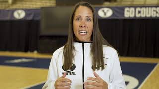 BYU Women's Volleyball - Heather Olmstead Camp Update