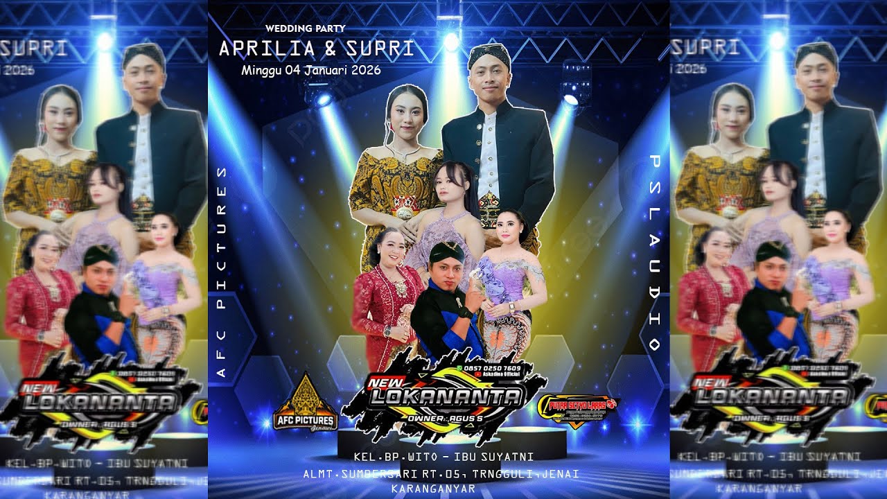 🔴 LIVE  CS.LOKANANTA - Pernikahan APRILIA& SUPRI //SUMBERSARI// PSL AUDIO // AFC PICTURES