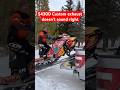 $4300 exhaust vs stock snowmobile #snowmobile #racing #comparison