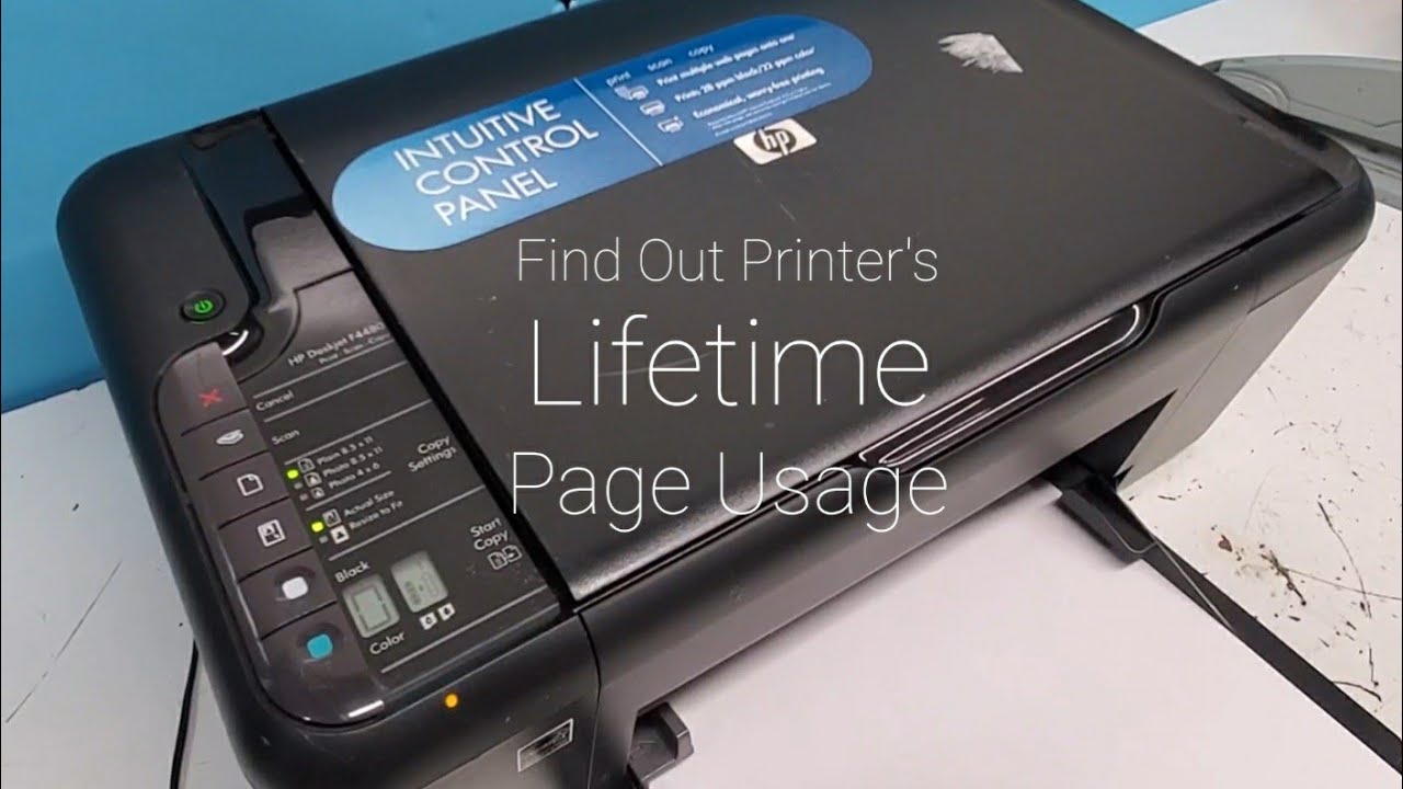 How to Usage on Deskjet F4440 F4480 F4580 Printets - YouTube