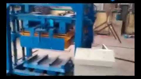 QTF40-2 manual stationary concrete block making machine