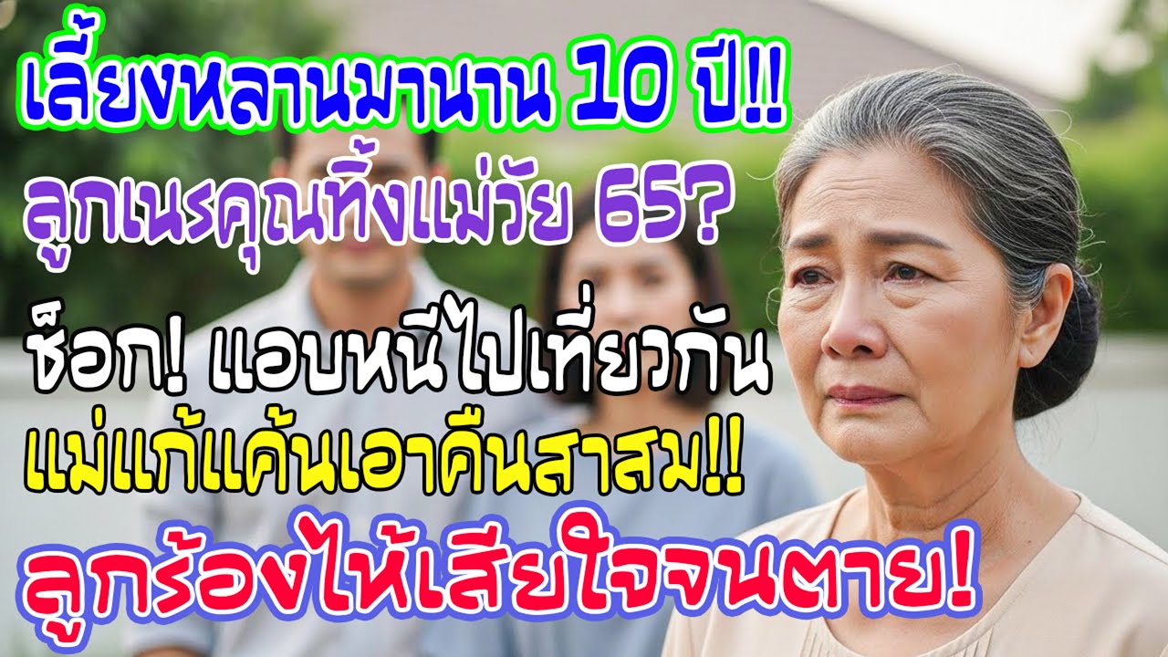ฉันอายุ 65 ปี เลี้ยงหลานมานานถึง 10 ปี แต่วันที่ลูกชายพาครอบครัวไปเที่ยวกลับตั้งใจทิ้งฉันไว้ข้างหลัง
