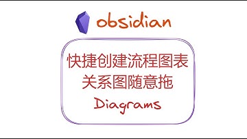 快捷创建流程图表，关系图随意拖——Obsidian插件Diagrams
