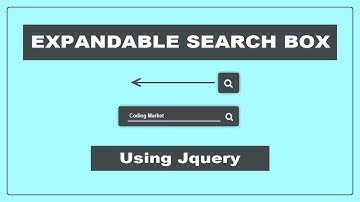 Expandable Search box Using HTML CSS and Jquery | Simple Search box