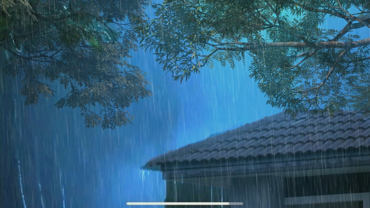 Fall Asleep Immediately with Heavy Rain & Thunder Sounds at Night ...