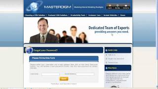 Masterdigm CRM Changing Password Tutorial
