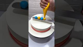So Beautiful Multi Colour Cake Decorating#cake #shorts #trending#shortvideo#youtubeshorts #viral
