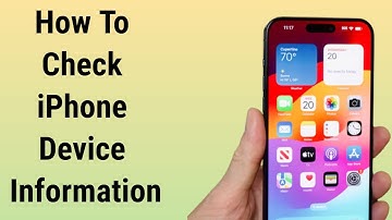 How to Check iPhone Device Info (2024)