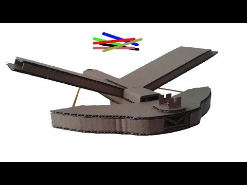 How To Make Crossbow With Magazine From Cardboard