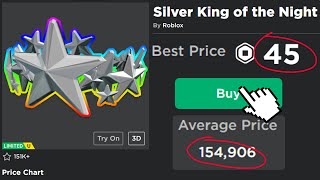 I Got Silver King Of The Night For 45 Robux
