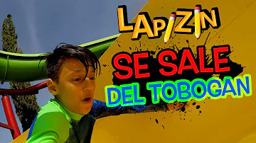 Lapizin casi se sale del tobogan | Soy Fredy