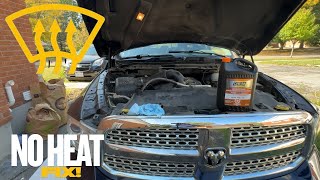Ram 1500 No Heat Fix | Heater Core Flush