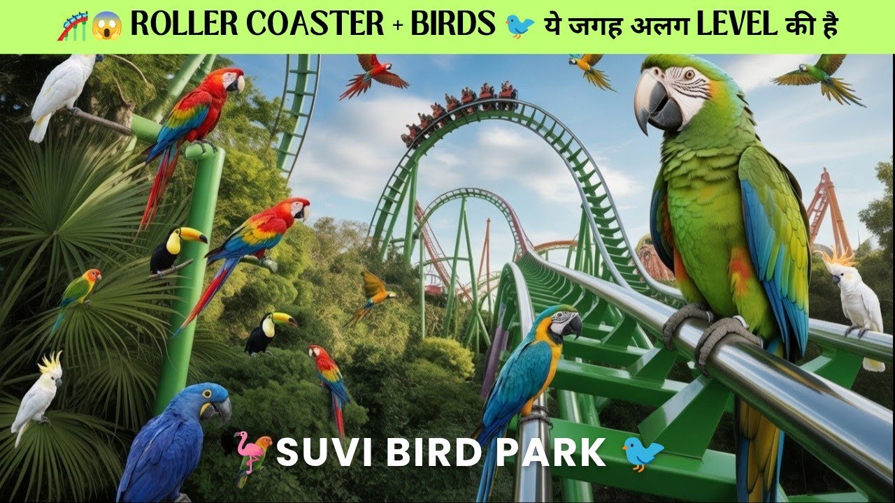 🐦 नागपुर का Trending Suvi Bird Park | Birds on Hand Experience 😍 | Amusement Park 🎢