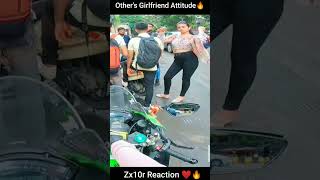 Other's Girlfriend | Reaction🔥| Zx10r | Video by @Z900Rider