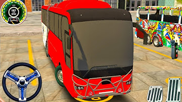 Real Coach Bus Simulator 2025 Game - US Bus Uphill Simulator Driving 3D! Bus Game Android GamePlay