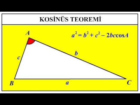 Kosinüs Teoremi'ne 5 KANIT