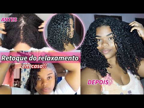 RETOQUE DO RELAXAMENTO - raiz baixinha para diminuir o fator ...