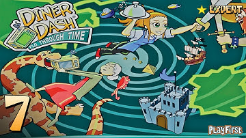 Diner Dash: Flo Through Time (PC) - Walkthrough Part 7 - Buccaneer Bistro, Level 1 to 5