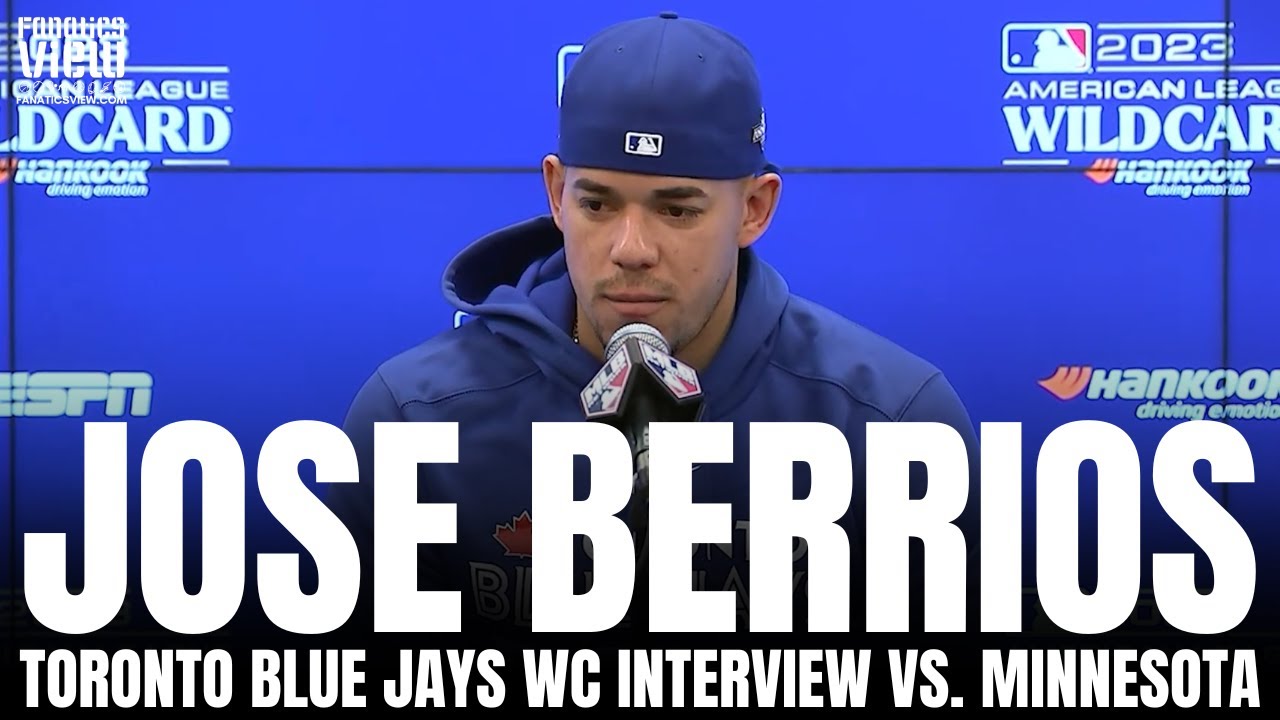 Jose Berrios Reacts to Toronto Blue Jays vs. Minnesota Twins WC Series &  Pitching in Minnesota Again 