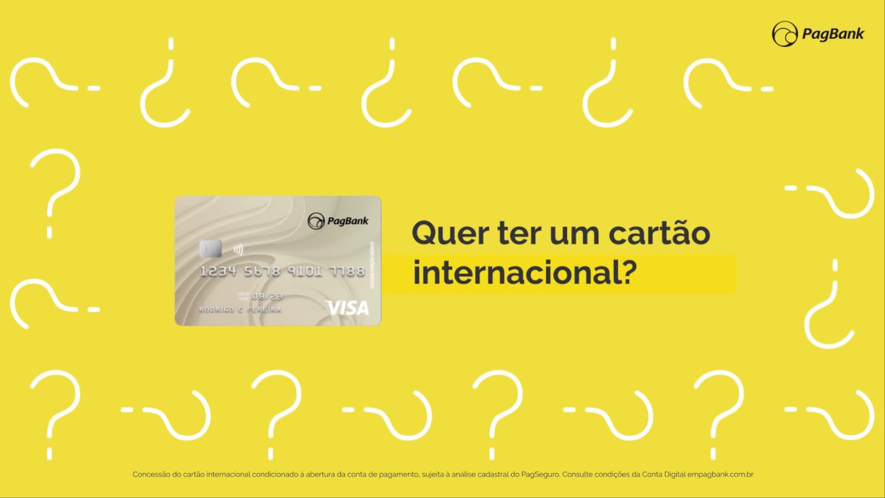Cartão da Conta PagBank Visa Internacional: Tudo o que você precisa saber!