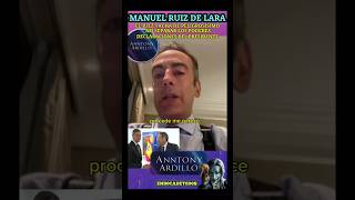 EL JUEZ MANUEL RUIZ DE LARA TACHA DE PELIGROSISIMAS LAS DECLARACIONES DEL PRESIDENTE