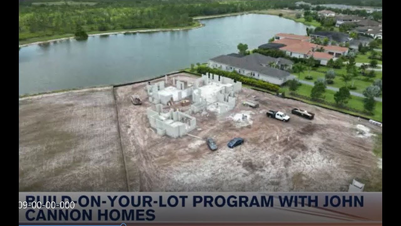 John Cannon visits ABC7's Suncoast View - Build on Your Lot