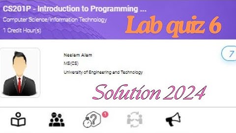 cs201p lab quiz 6 correct solution spring 2024