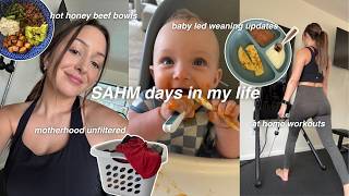 VLOG: Realistic days in my life as a mom 🤍 | Cooking, laundry, baby led weaning, dog park, etc