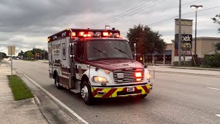 Polk County Fire Rescue | Rescue 218 Responding