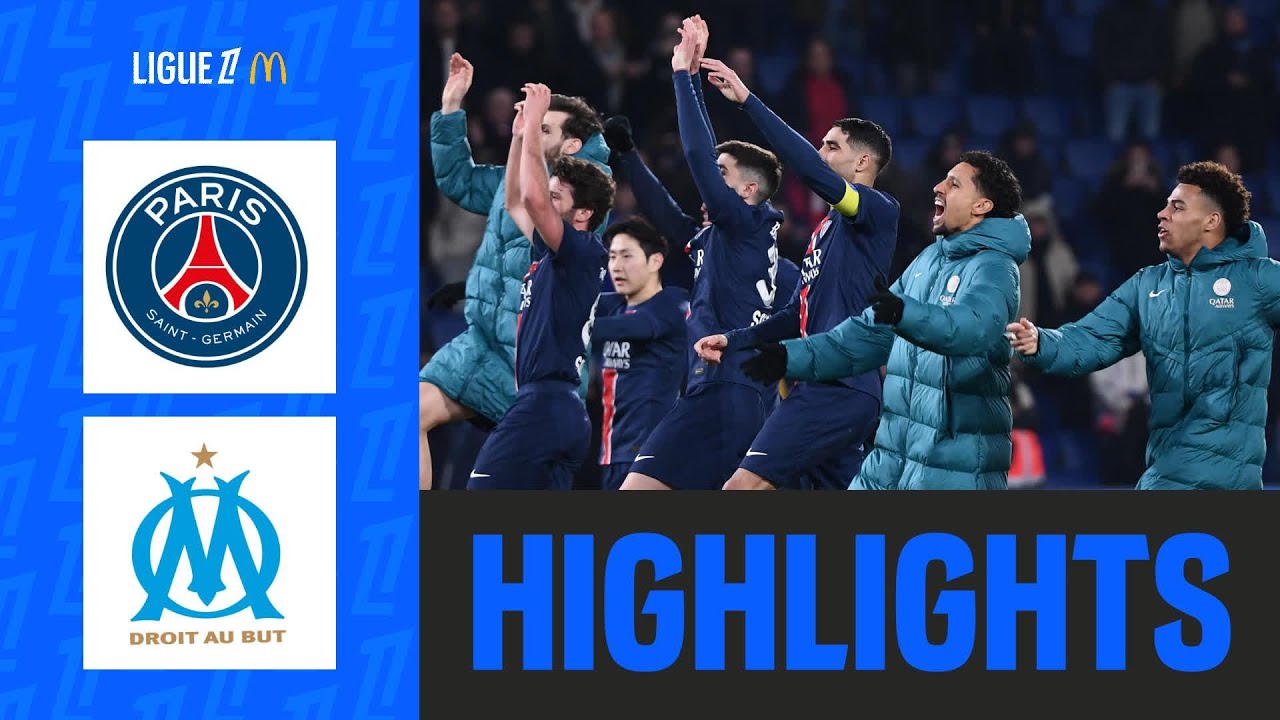 Paris SG 3–1 Marseille highlights