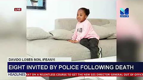 Davido Loses Son, Ifeanyi: 8 invited by police following death
