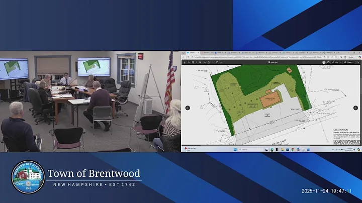 Zoning Board of Adjustment Meeting 11/24/2025 Brentwood, NH