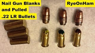 Final nail gun blank shooting session. i pulled .22 lr bullets from
live cases and put them in front of blanks. let's see what happened.
music used:...