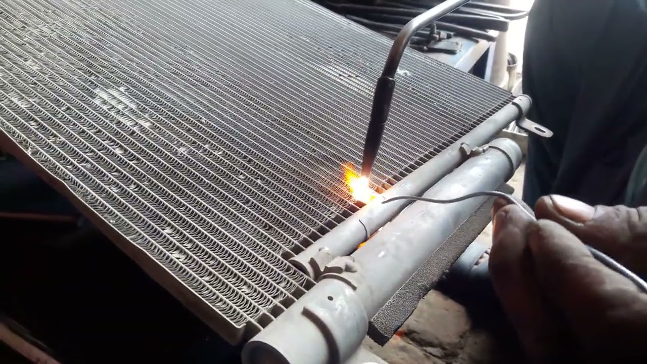 condenser aluminium welding YouTube