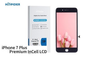#lcd #iphone #lcdscreen Hispider iPhone 7 Plus Premium Incell LCD screen Replacement Assembly test