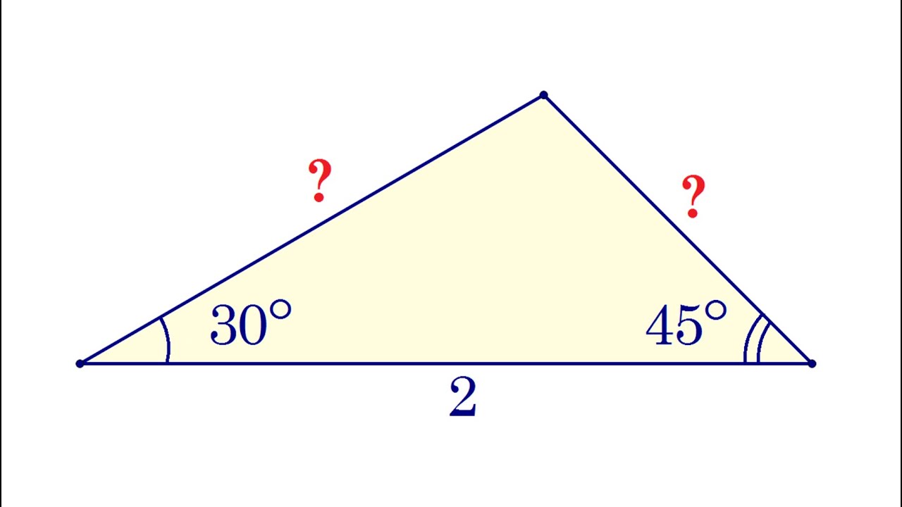 По силам каждому ★ Найдите стороны треугольника на рисунке