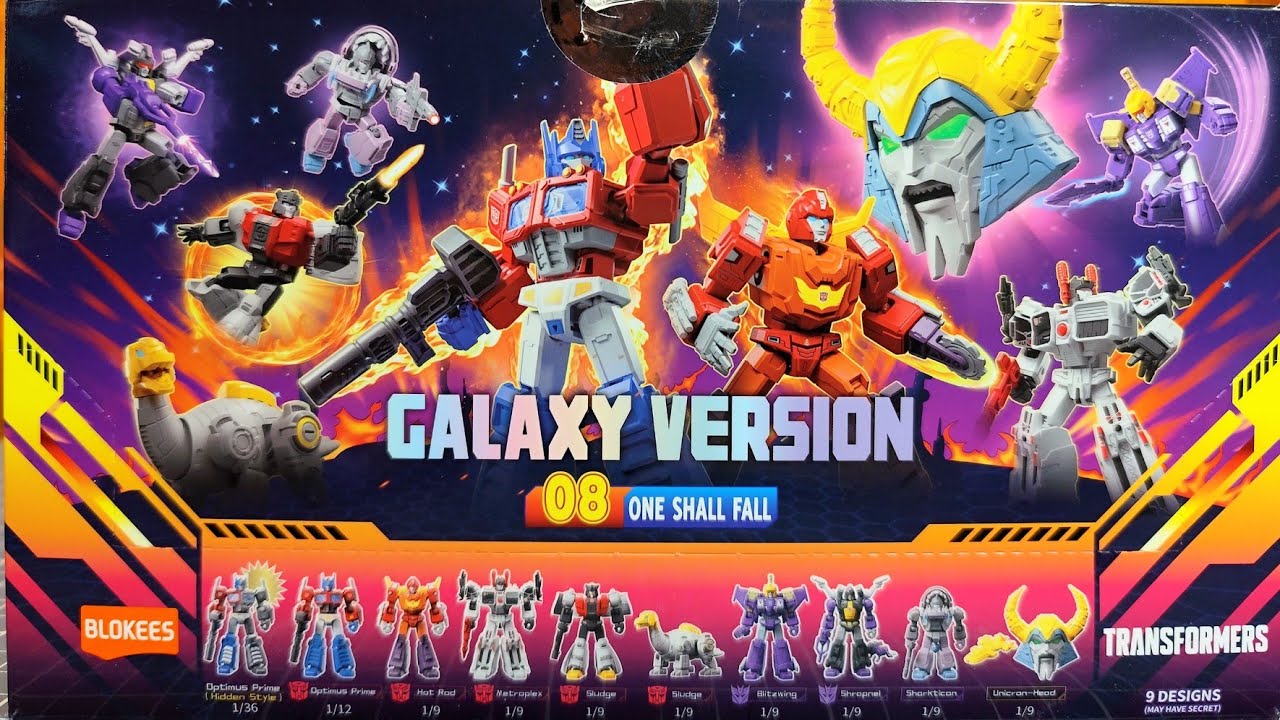FR : Blokees Transformers Galaxy Version set 8 One Shall Fall