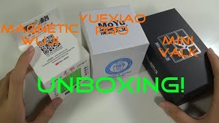 Magnetic Wuji, Yuexiao Pro, and Mini Valk Unboxing!
Update from February 2018:
After lubricating, tensioning, and playing with the magnetic Wuji for a while the magnets somehow feel weaker, a LOT weaker. I cant even feel the magnets on the second and first layers while turning, but H and Z perms are still performable somehow. This may be because I loosened the tensions? But now I get why people say Cubers Home magnets are too weak.
Weight of Yuexiao: 81.3g Magnetic Wuji, Yuexiao Pro, and Mini Valk Unboxing!