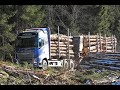 Volvo FH16 750 6X4 Timber Truck Loading (4K)