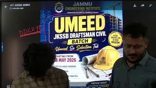 JKSSB DRAFTSMAN CIVIL BIG UPDATE #JKSSB