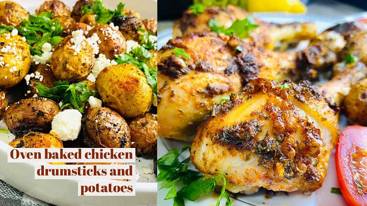 The most delicious Oven baked Chicken drumsticks and Bite size potatoes #chickenrecipe #ovenbaked