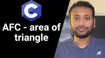 C programming Bangla Tutorial 5.39 : ত্রিভুজের ক্ষেত্রফল নির্ণয়ের Algorithm, Flowchart & C