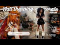 fall decor haul + cozy shopping vlog 🍂👻